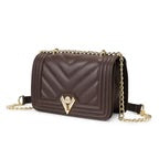 Valentino Orlandi Natasha Quilted Crossbody Bag
