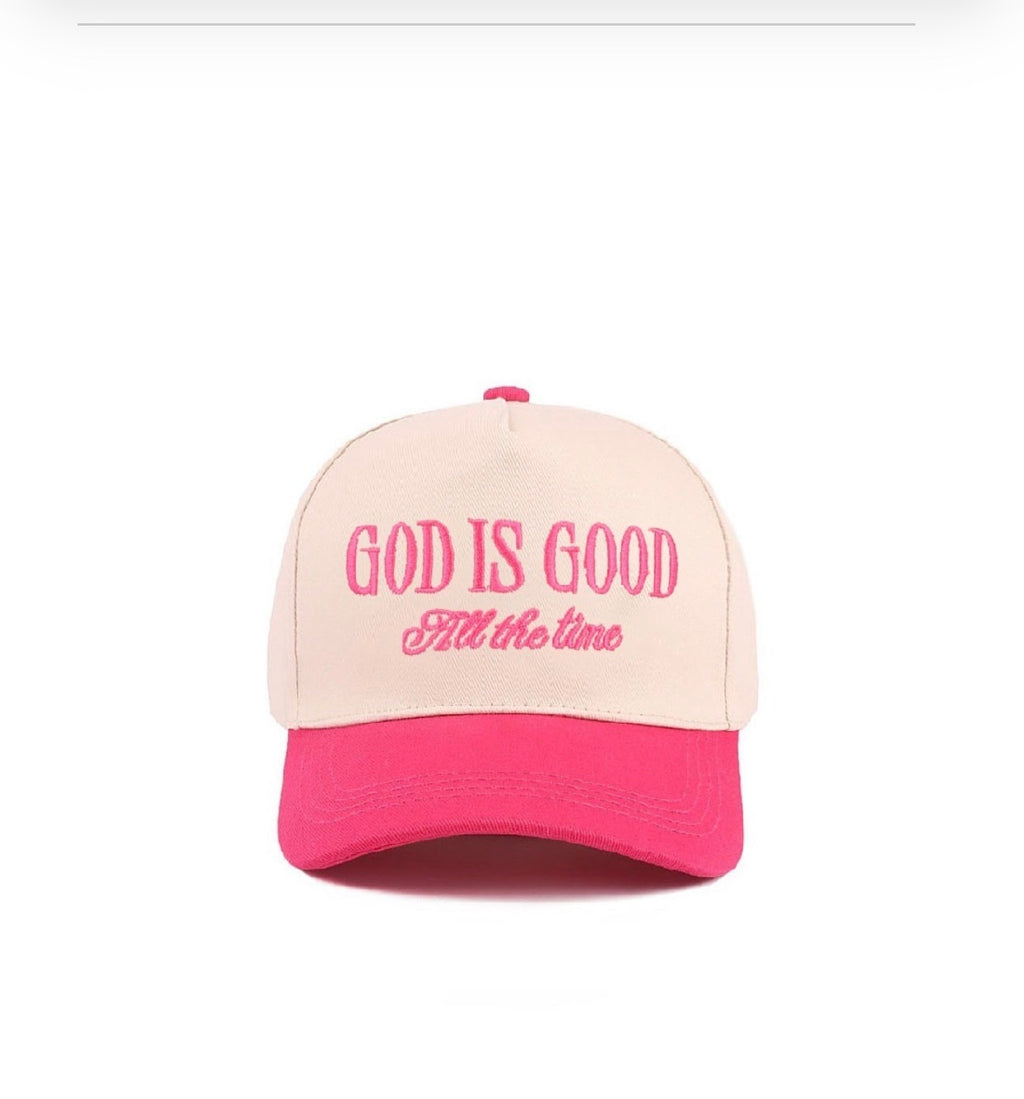American Flag Two-Tone Trucker Cap for Women