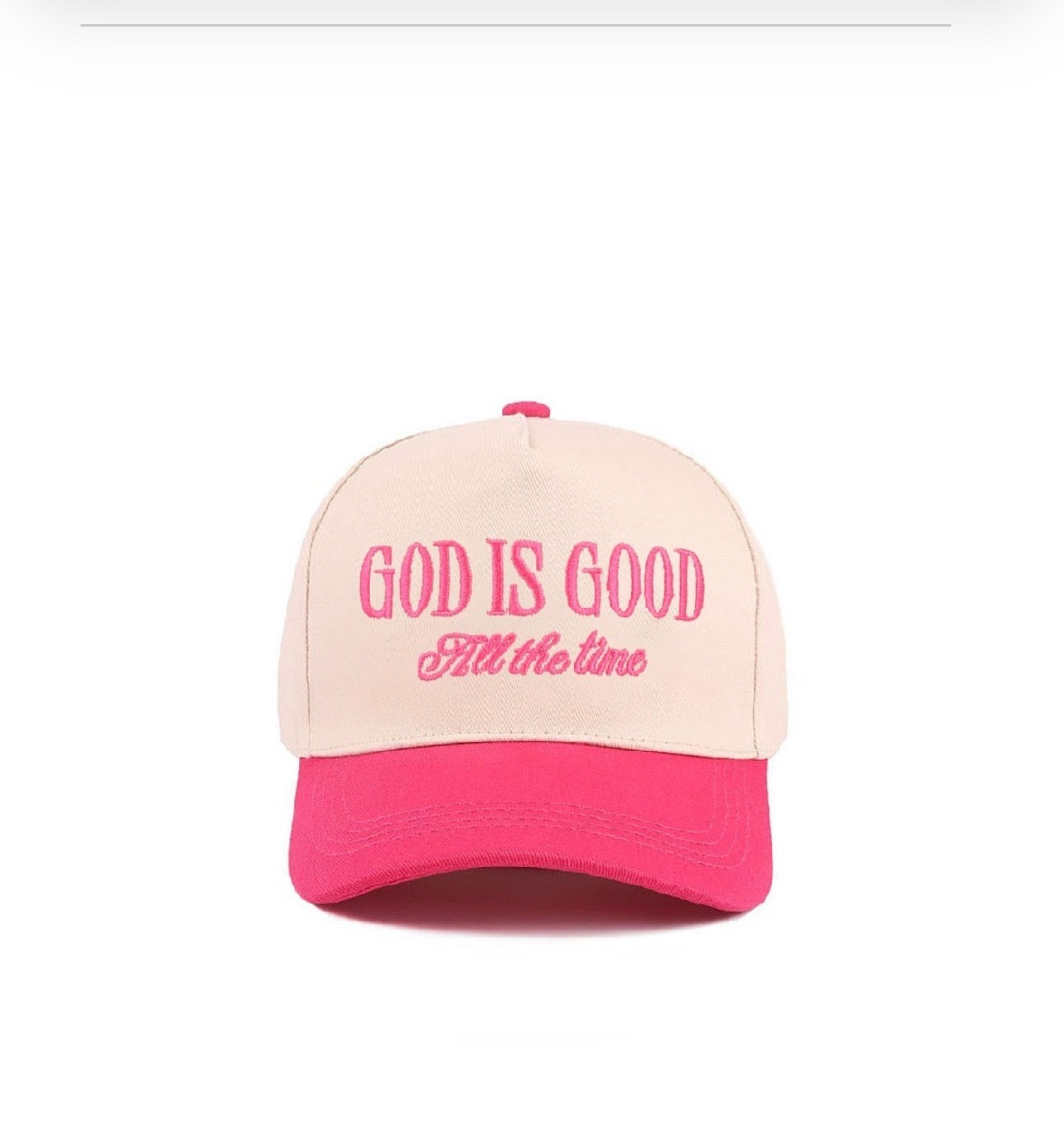 American Flag Two-Tone Trucker Cap for Women
