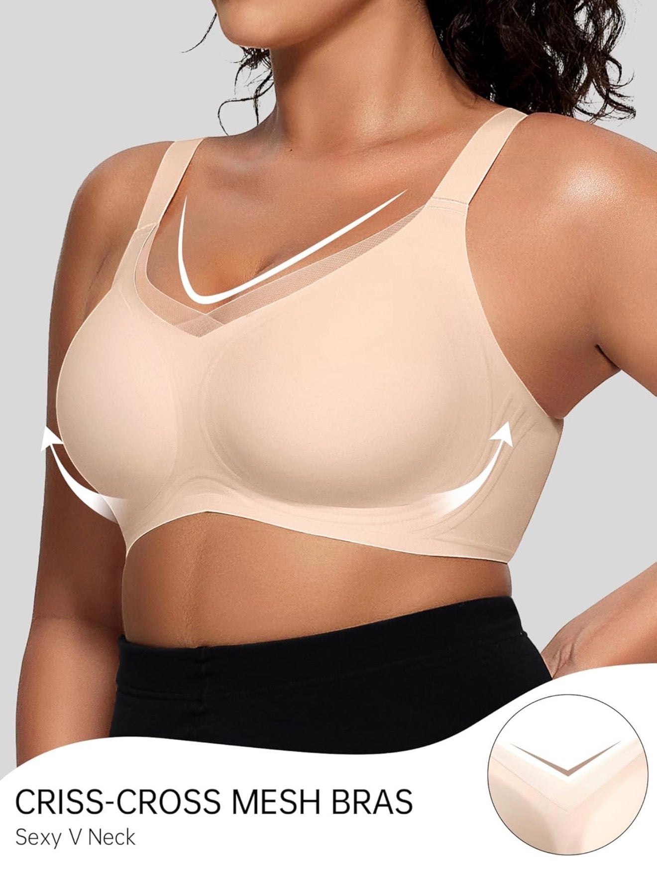 Wireless Jelly Bra with Support & Lift