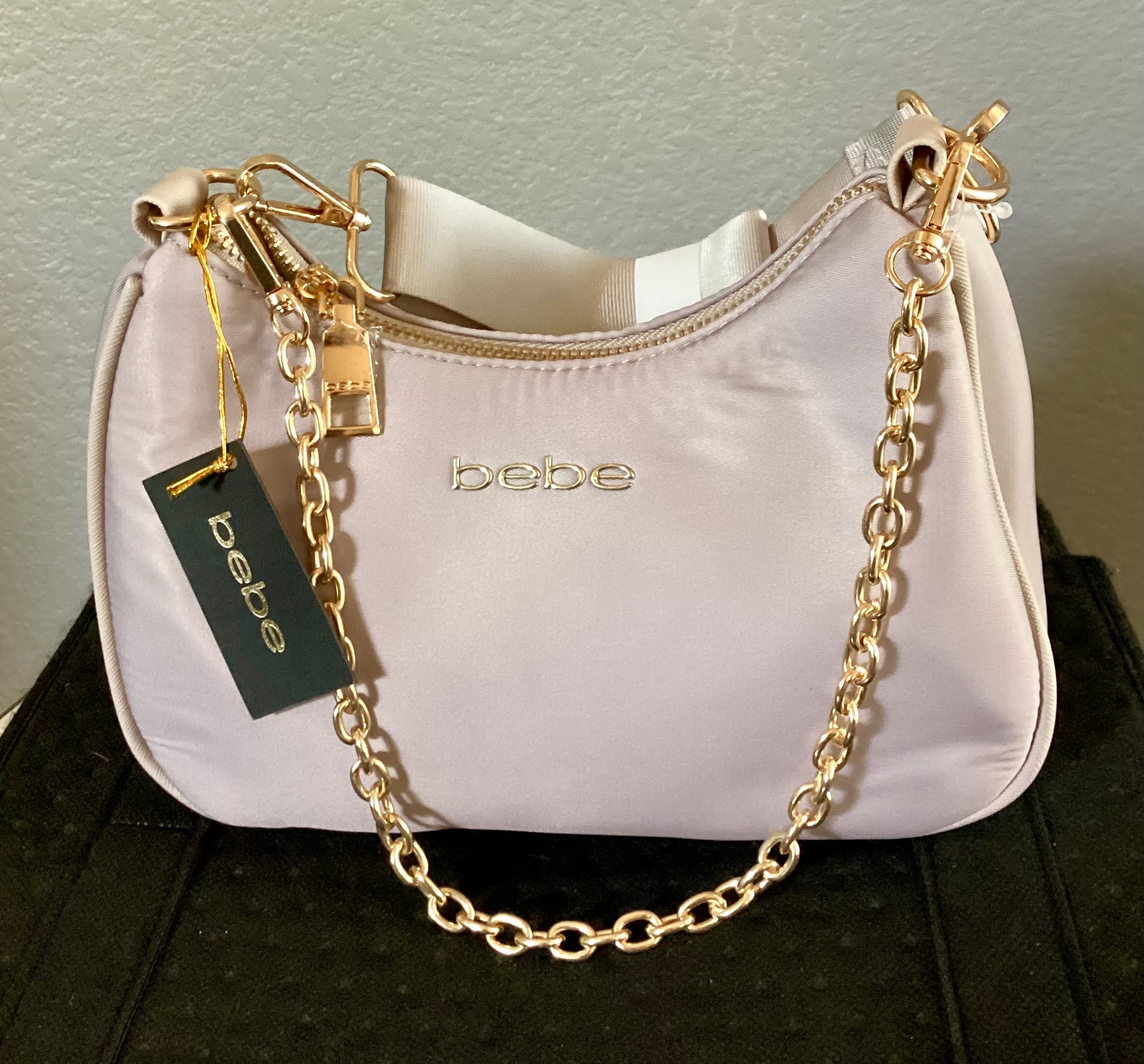 Bebe nylon crossbody with coin purse