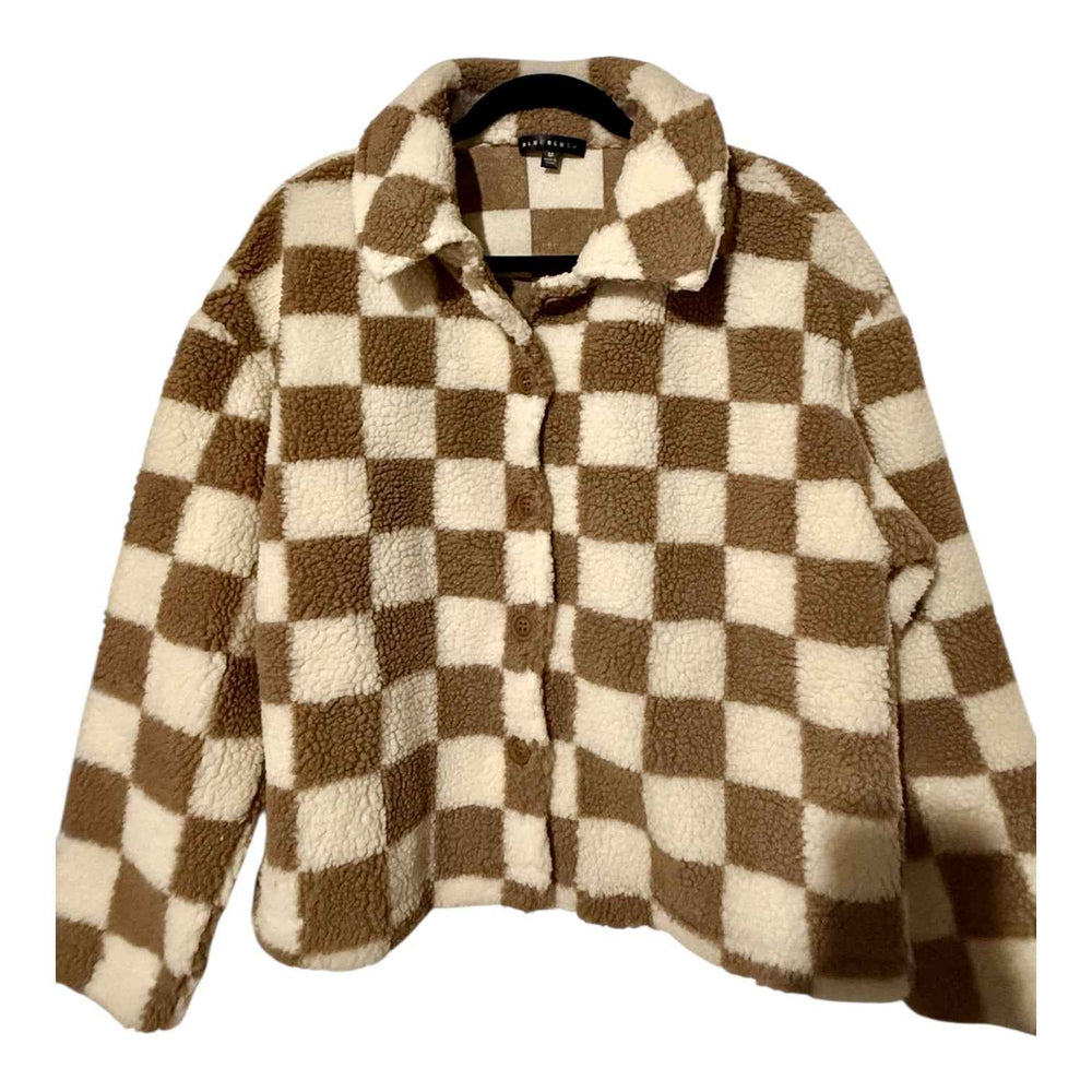 Blue Blush Checkered Shacket – Cozy Fall Layer