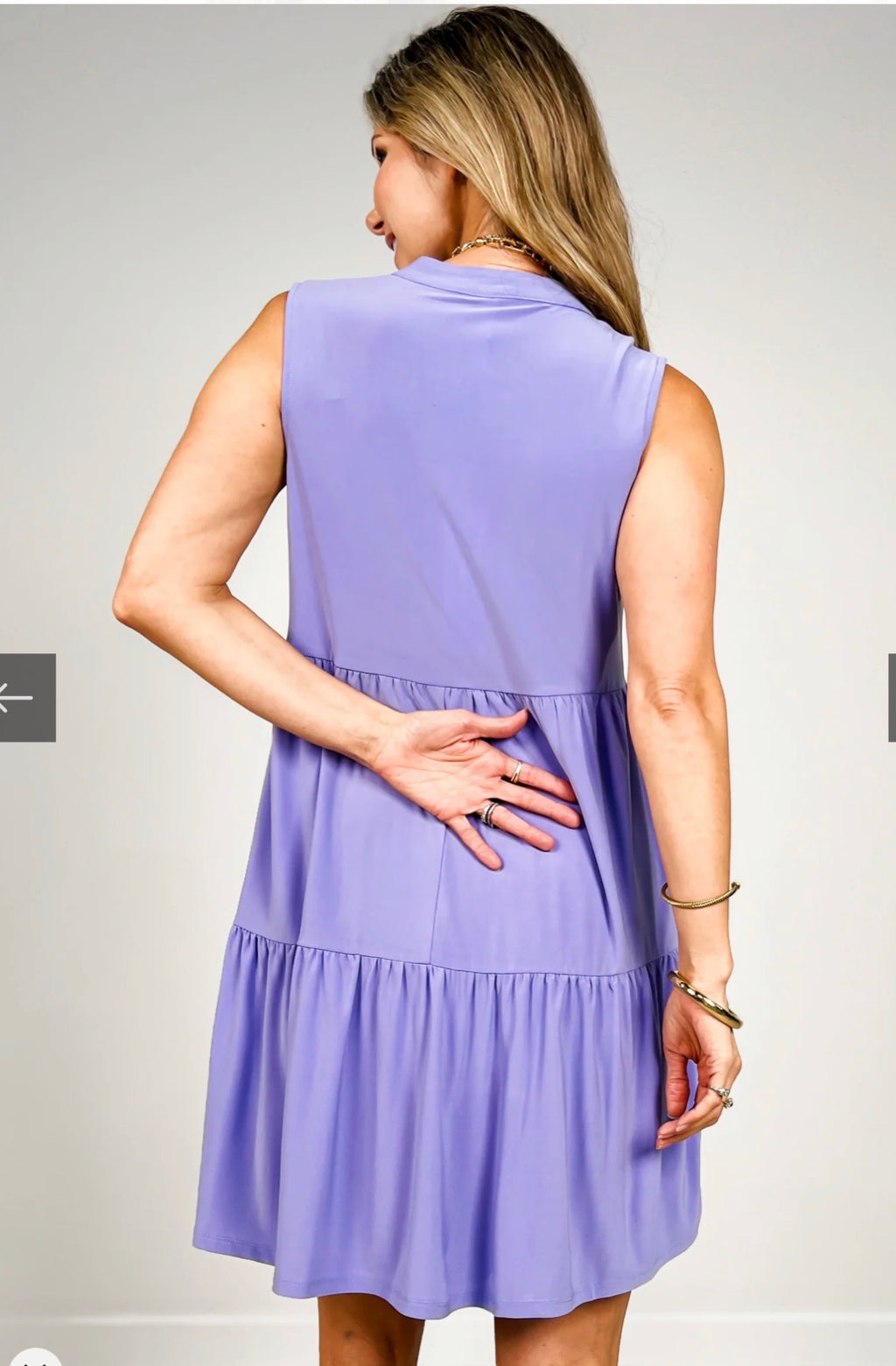 Dear Scarlett Lizzy Tiered Dress — Wrinkle-Free & Stretch