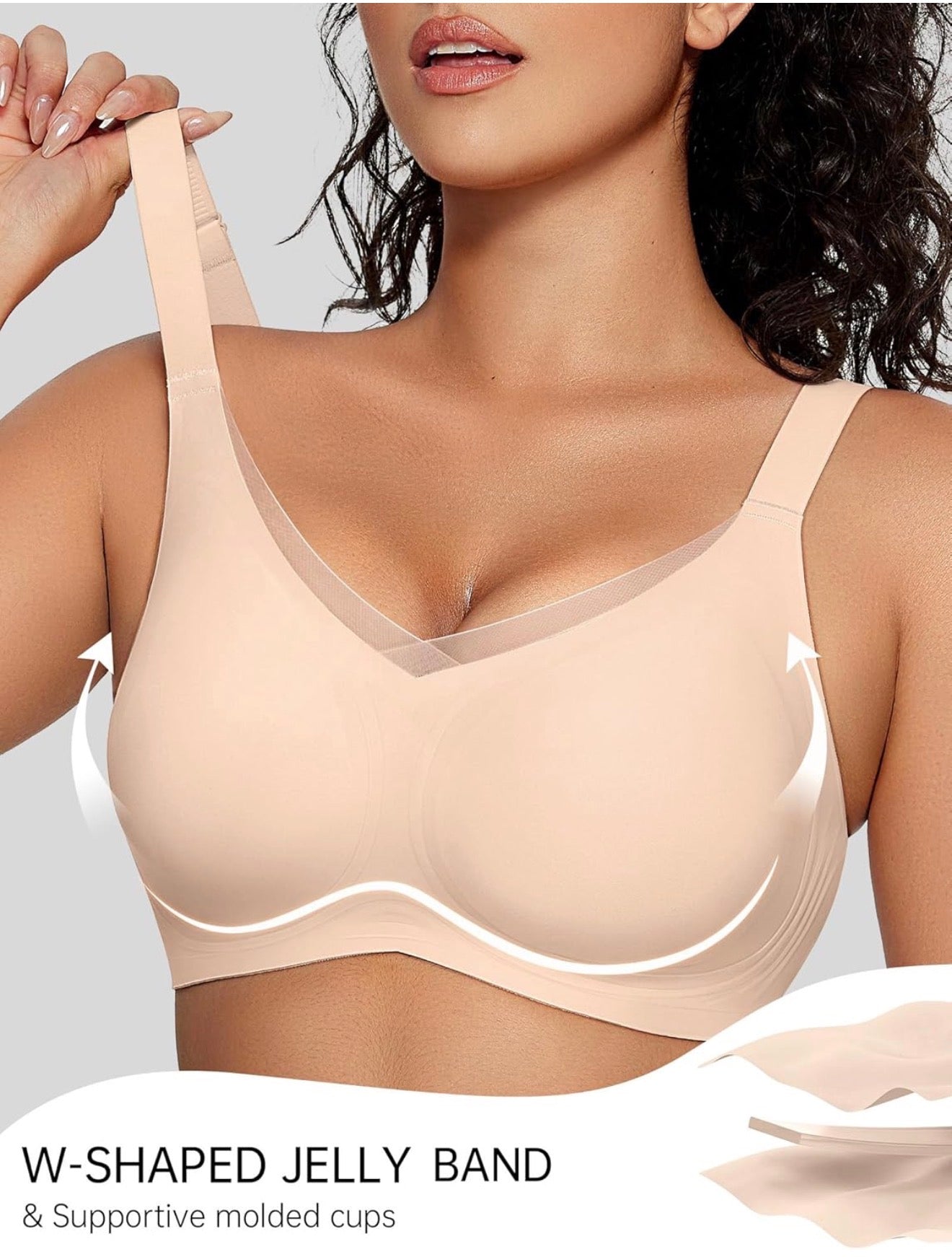 Wireless Jelly Bra with Support & Lift