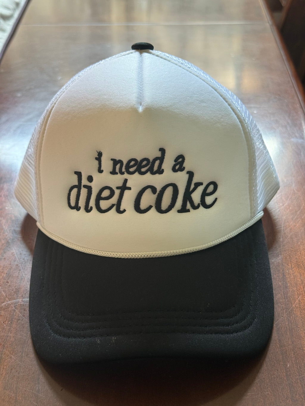 I Need a Diet Coke Cap – Women's Two-Tone Trucker Hat