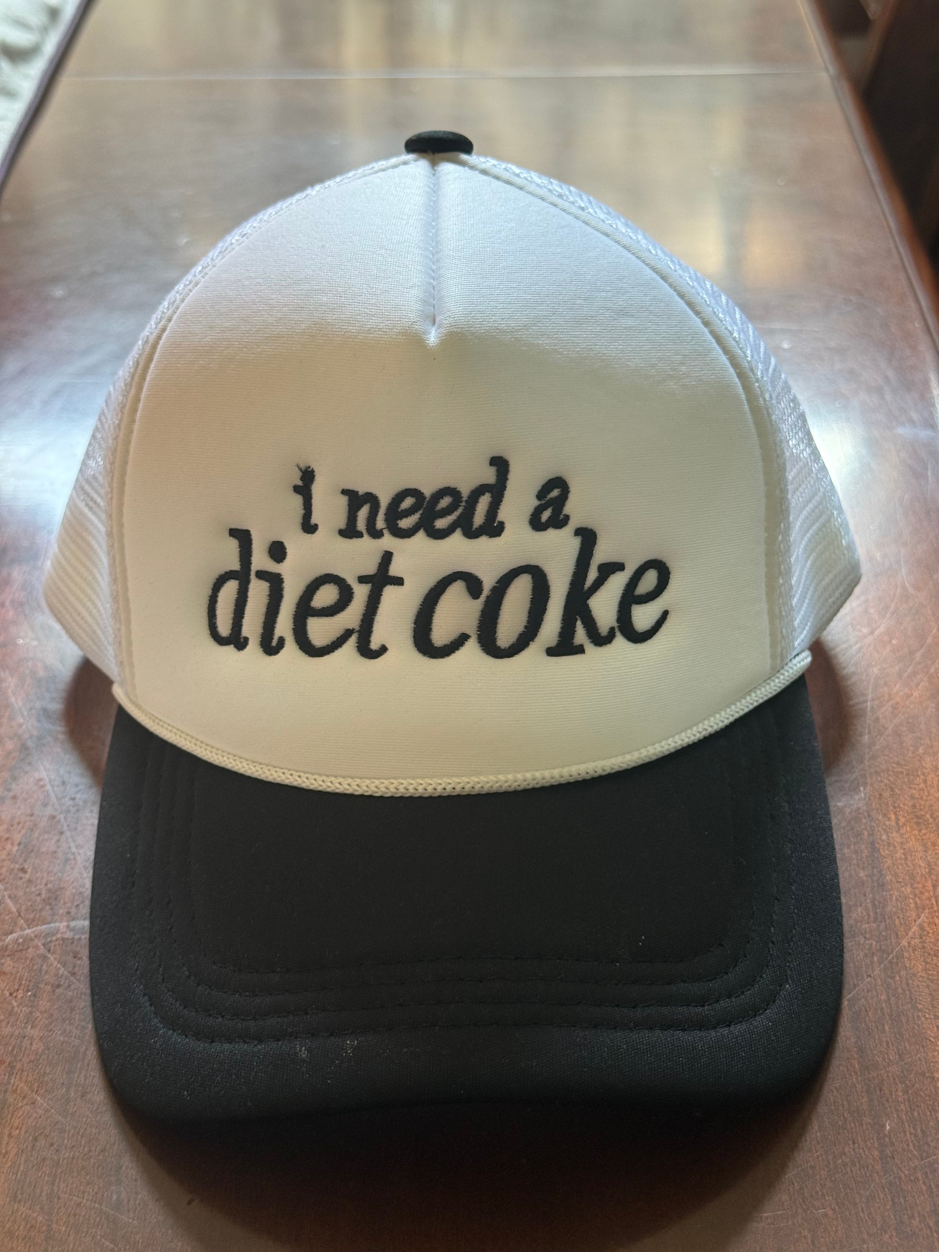 I Need a Diet Coke Cap – Women's Two-Tone Trucker Hat