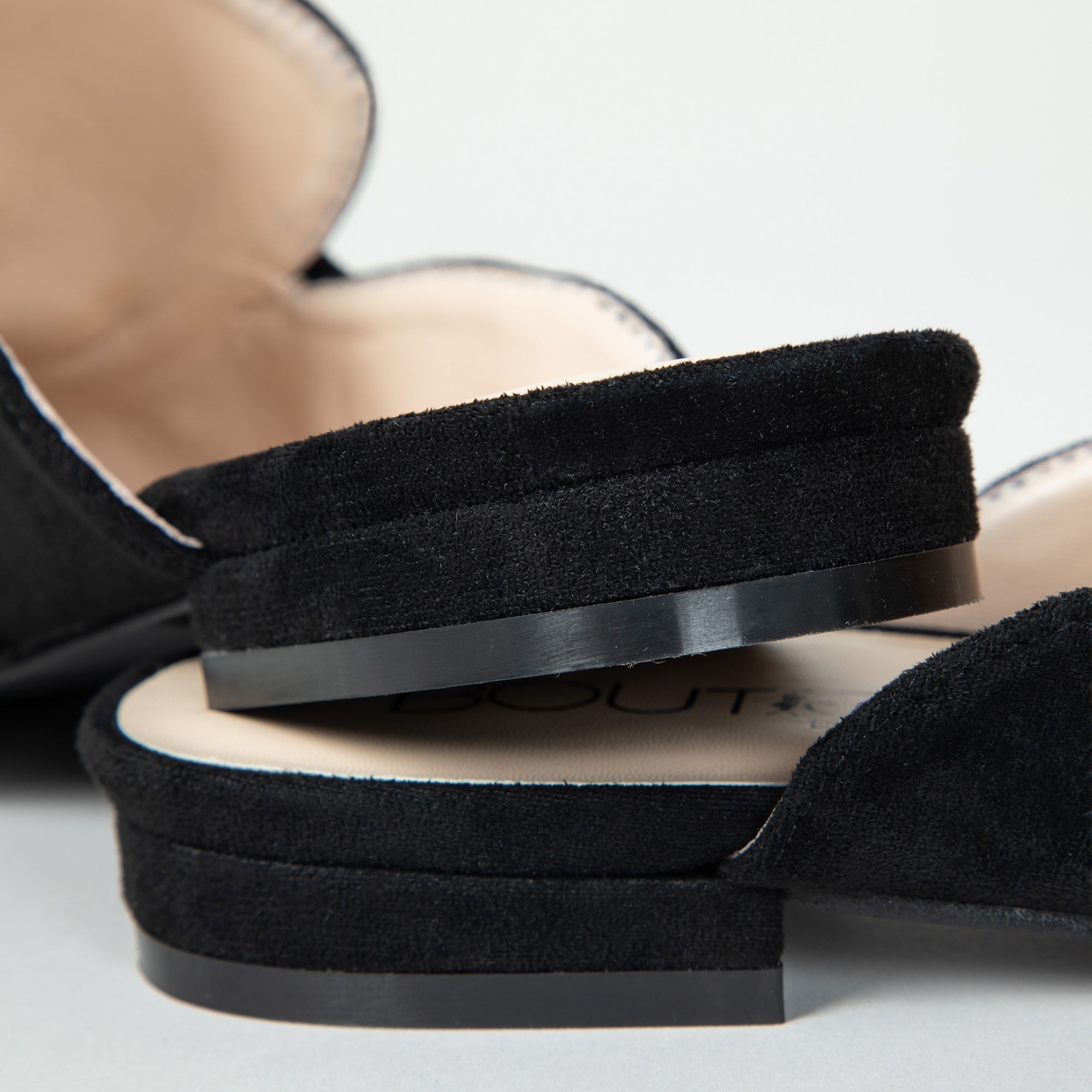 Women Knotted Faux Suede Slip On Shoes With Comfortable Memory Foam