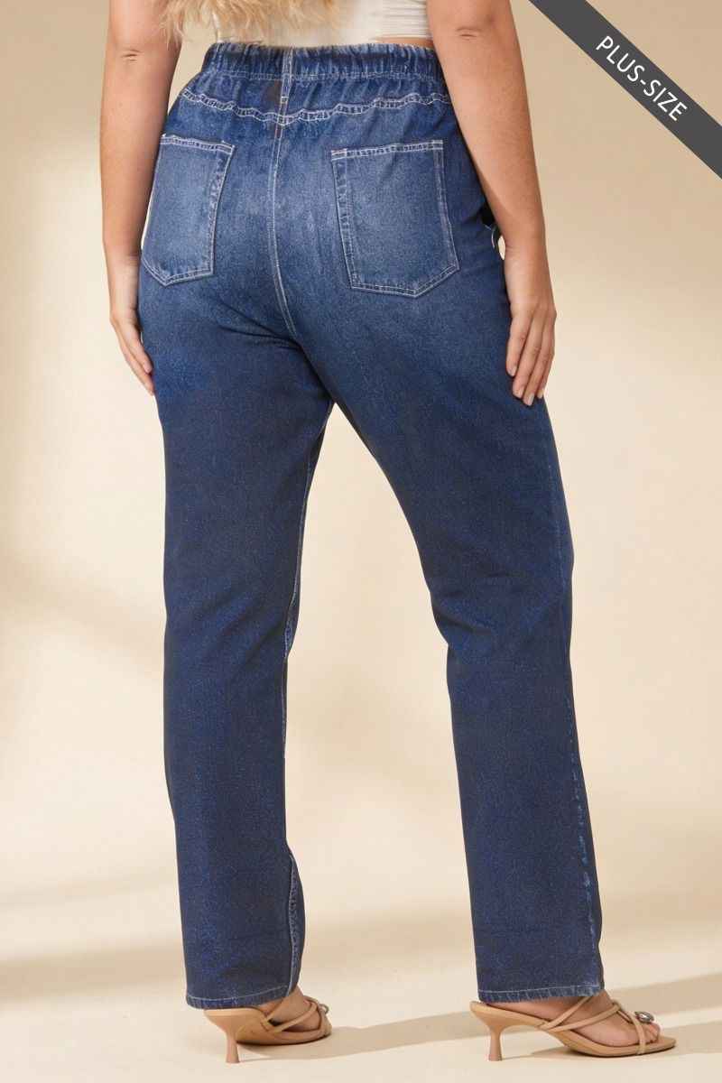PREORDER — Curvy Edit: Dear Scarlett Zenim Slim Pull-On Jeans