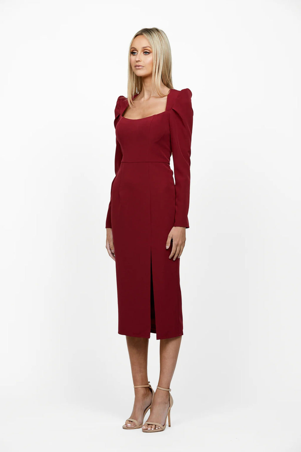 Bariano
Liliya Long Sleeve Scoop Midi