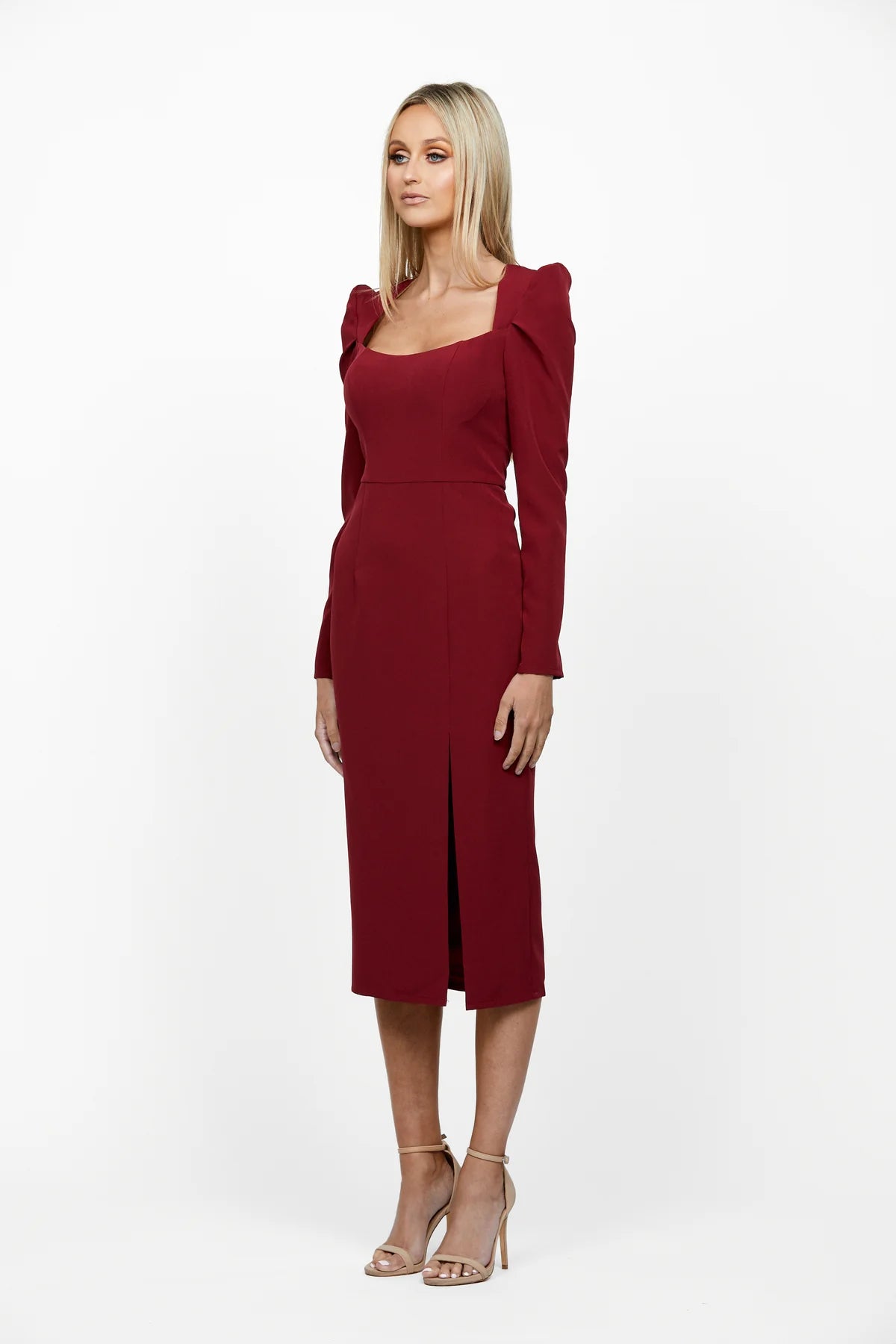 Bariano
Liliya Long Sleeve Scoop Midi