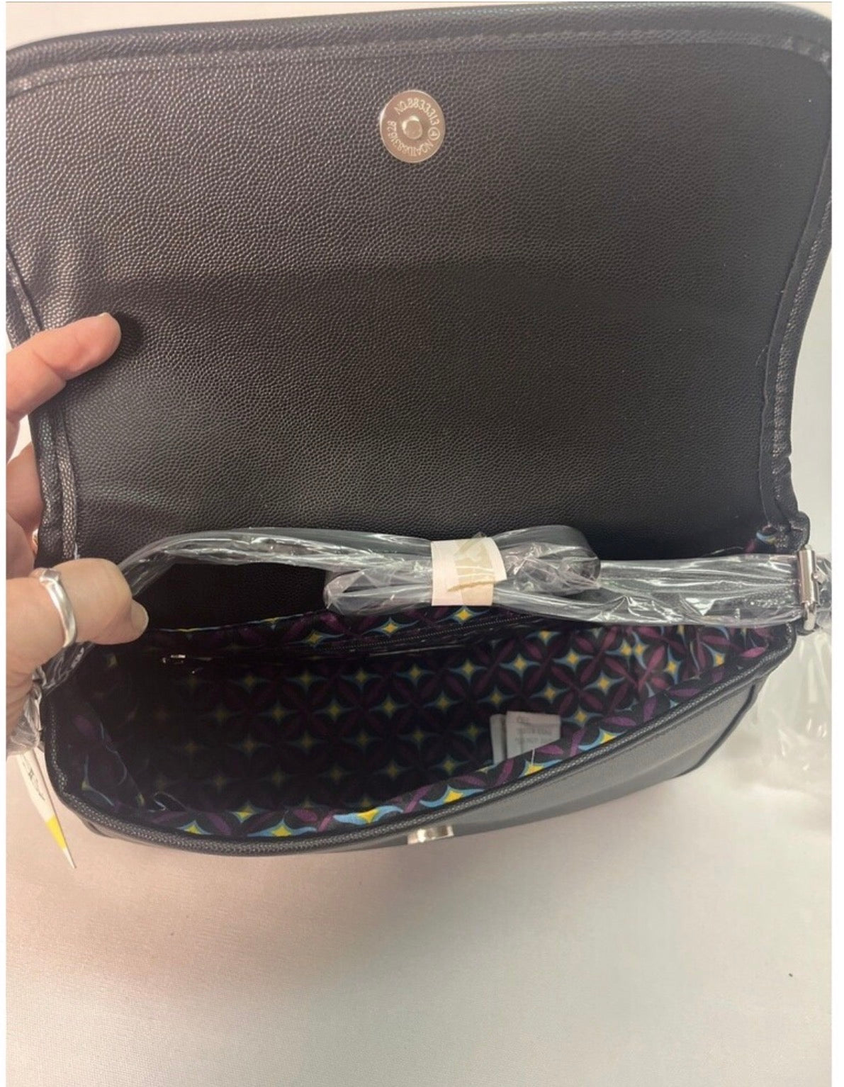 Christian Lacroix black shoulder bag