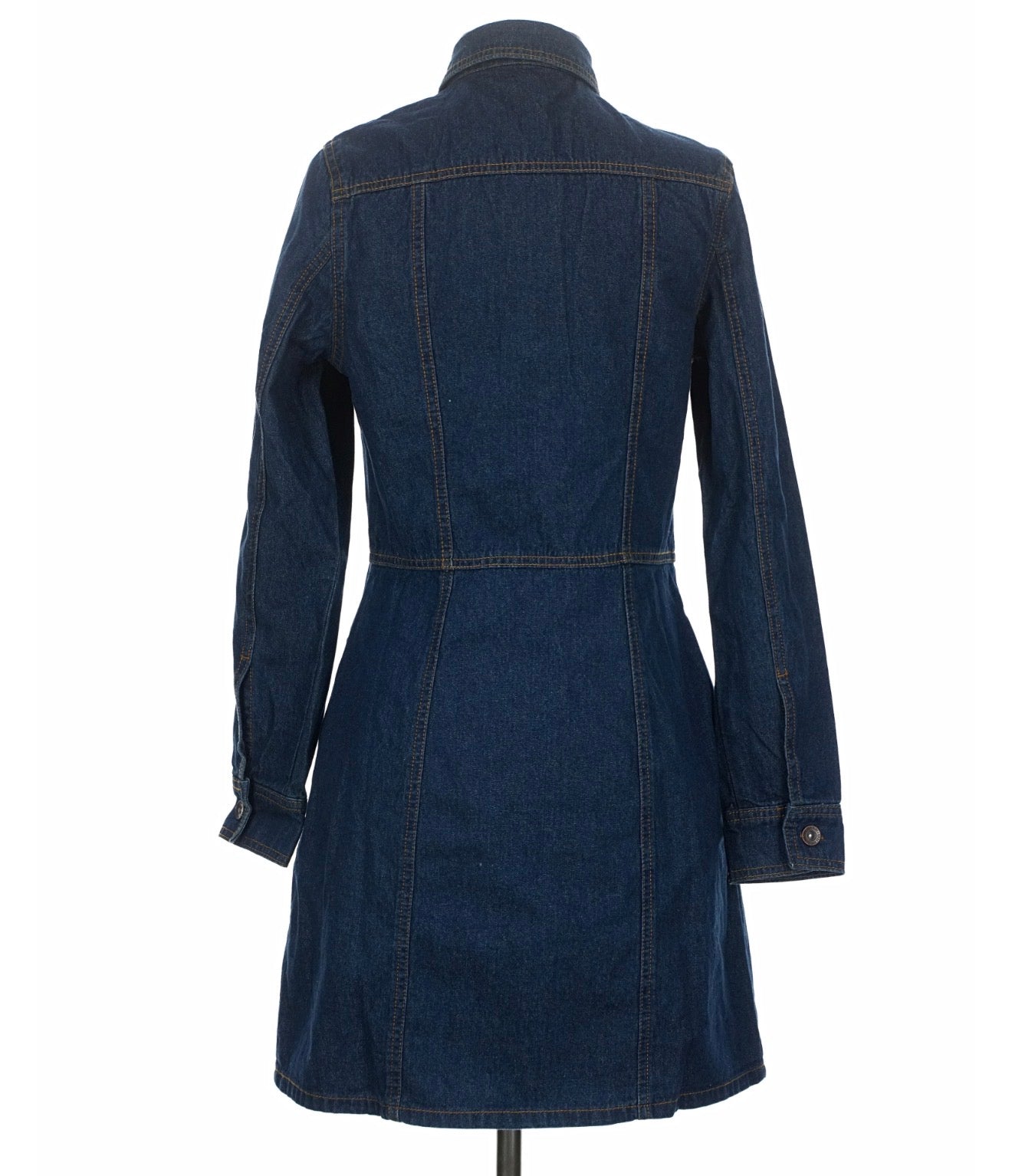 Frye Denim Button Front Shirt Dress Mini