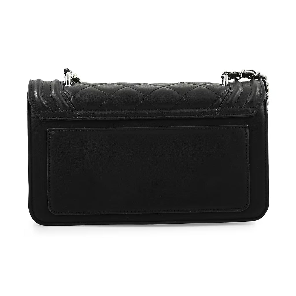 Badgley Mischka Quilted Pearl Crossbody Bag