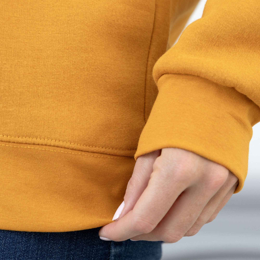GreaterGood Orange Chenille Paw-Print Sweatshirt
