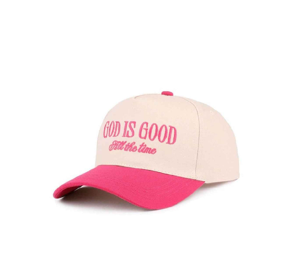 God Is Good All the Time Cap – Women's Two-Tone Baseball Hat