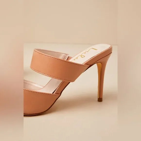Lulus Faire Tan Pointed-Toe Mules - Vegan Suede Slip-On Heels