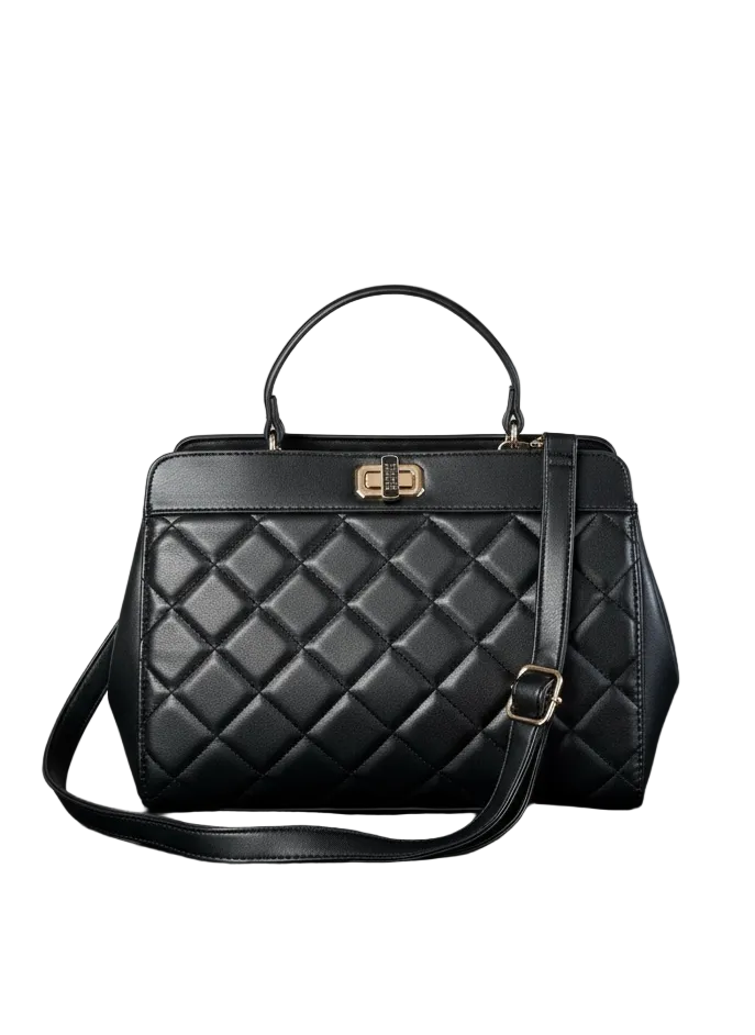Badgley Mischka Classic Quilted Tote