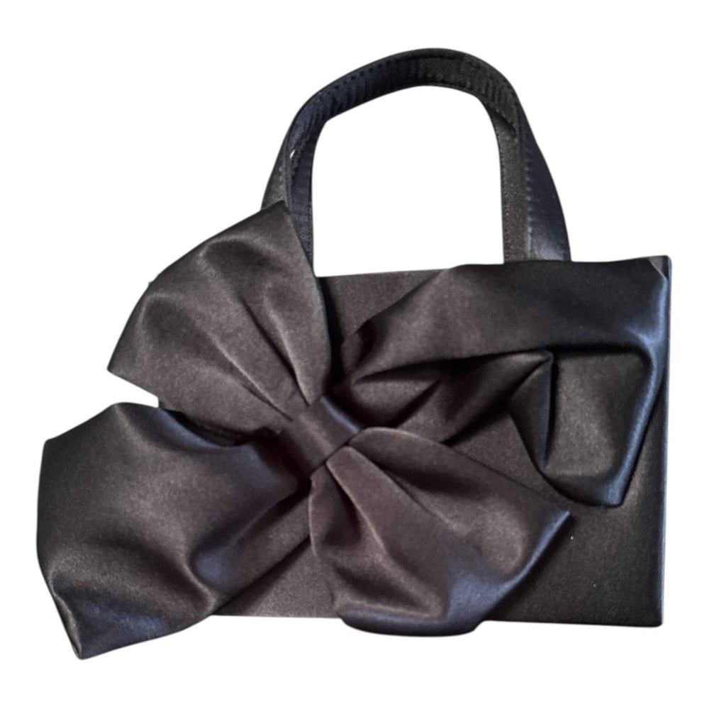 Black Satin Evening Clutch – Formal