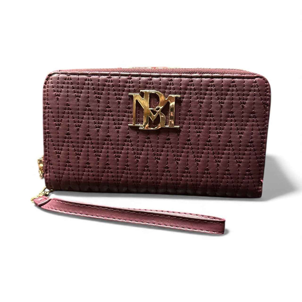 Badgley Mischka Wristlet Zip Around Wallet