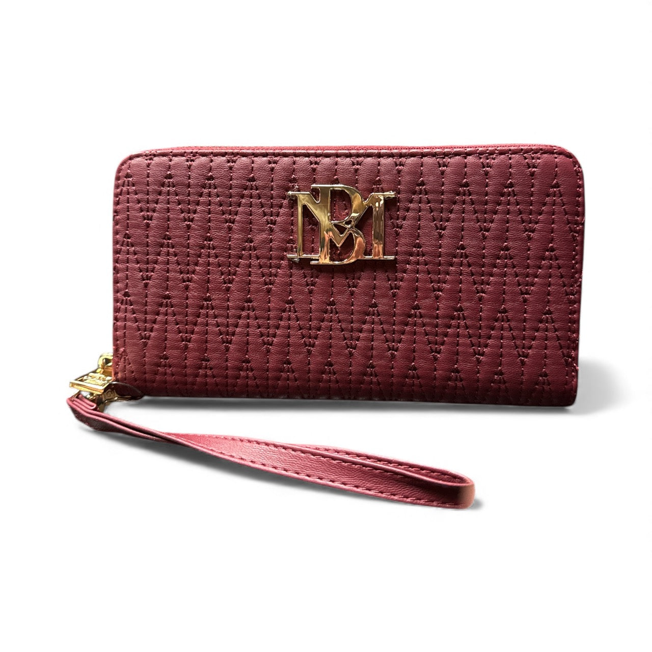 Badgley Mischka Wristlet zip around wallet