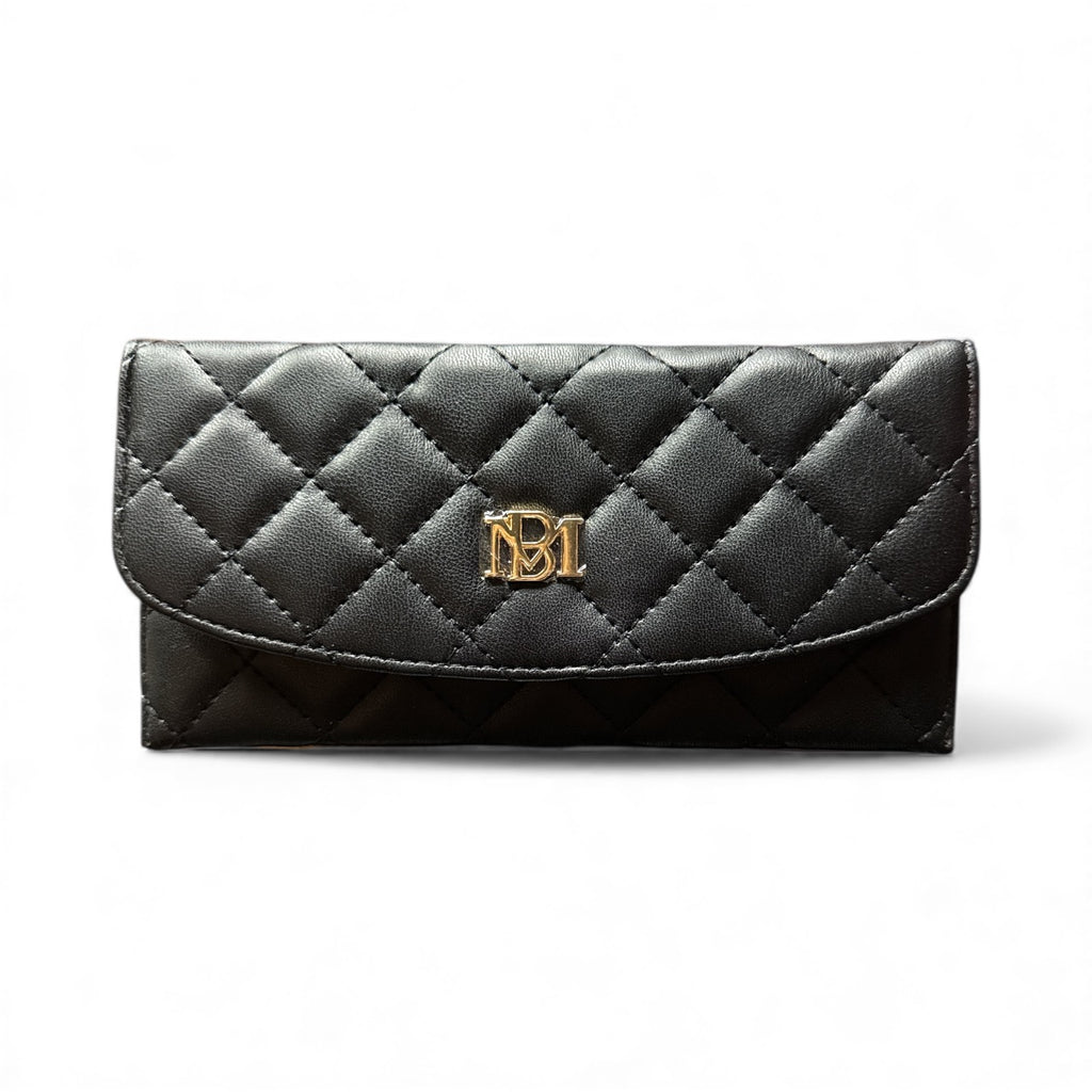 Badgley Mischka quilted wallet