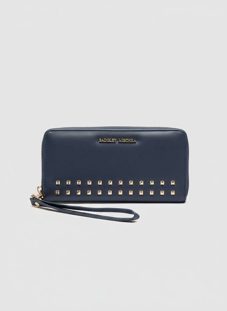 Badgley Mischka Zip-Around Wristlet Wallet