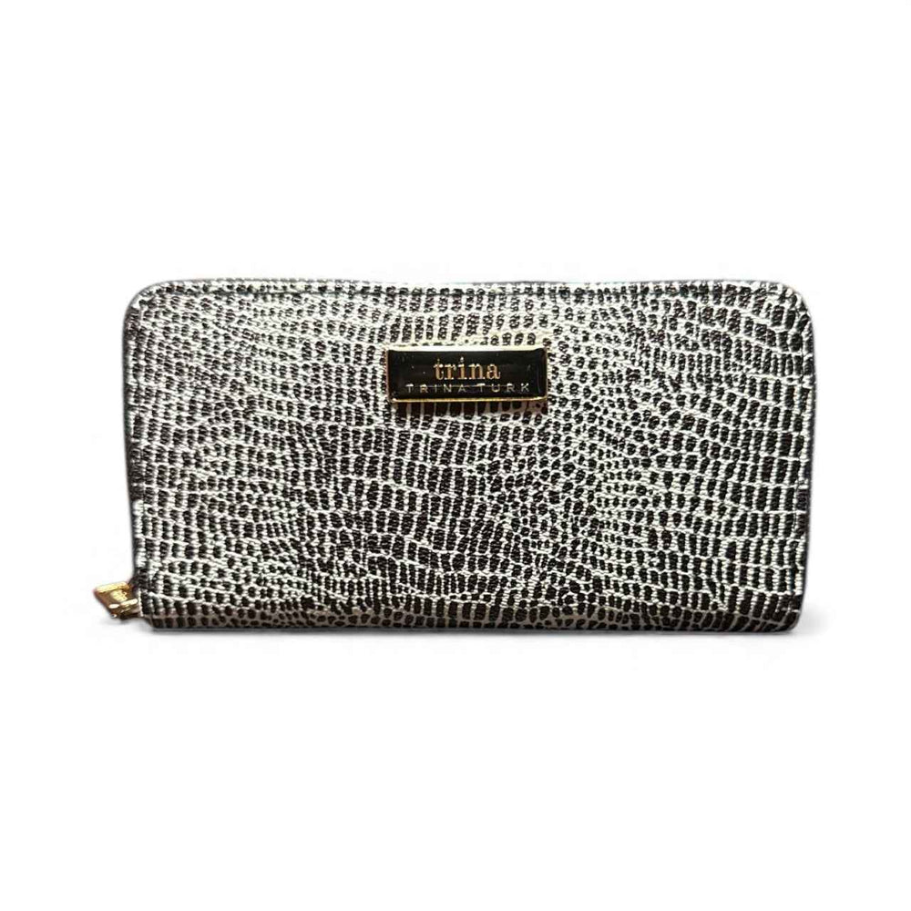 Trina Turk Cheetah Print Zip Around Wallet
