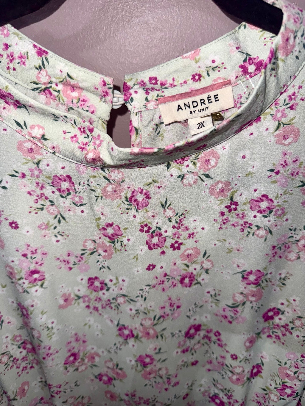 Andrée by Unit dress label and floral print