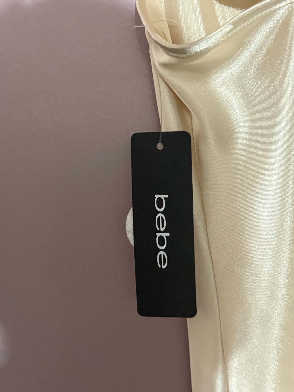 New with tags Bebe satin mini dress