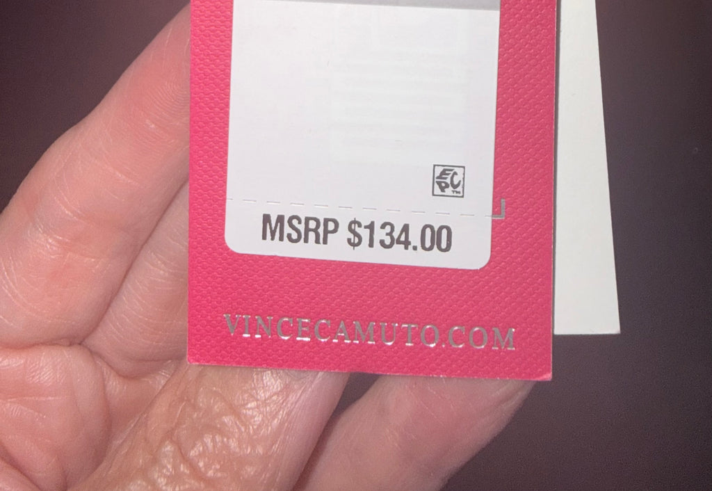 Vince Camuto dress $134 MSRP tag