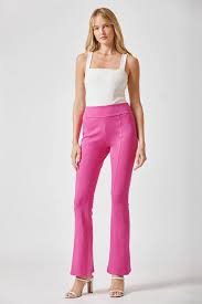 Dear Scarlett Magic Flare High Rise Ponte Knit Pants