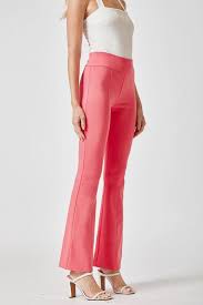 Dear Scarlett Magic Flare High Rise Ponte Knit Pants