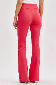 Dear Scarlett Magic Flare High Rise Ponte Knit Pants